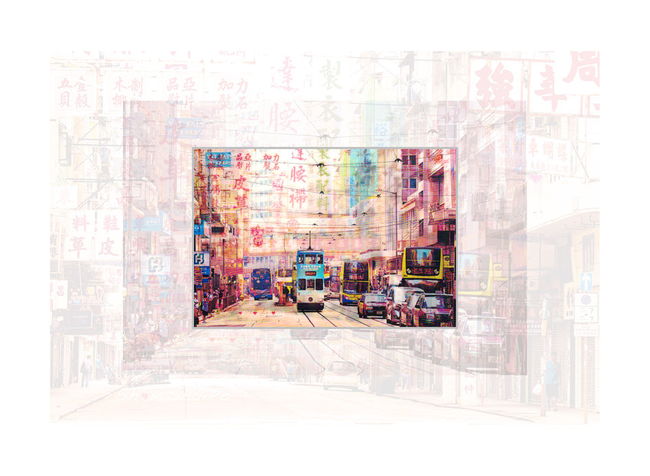 香港3D特色明信片|中環 · 深水埗 Hong Kong Street - Central and Sham Shui Po