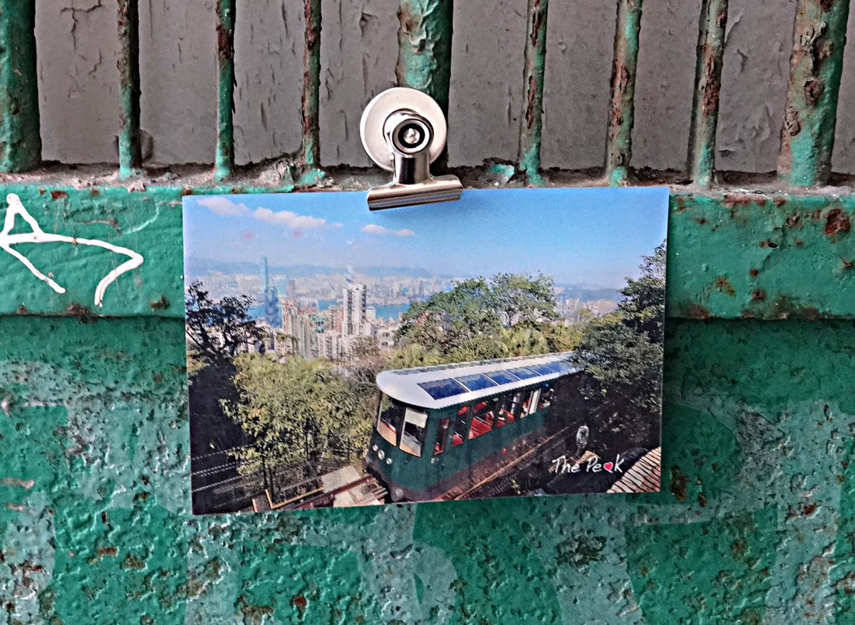 香港3D明信片｜山頂纜車 · 維多利亞港景緻 Peak Tram and Victoria Harbour