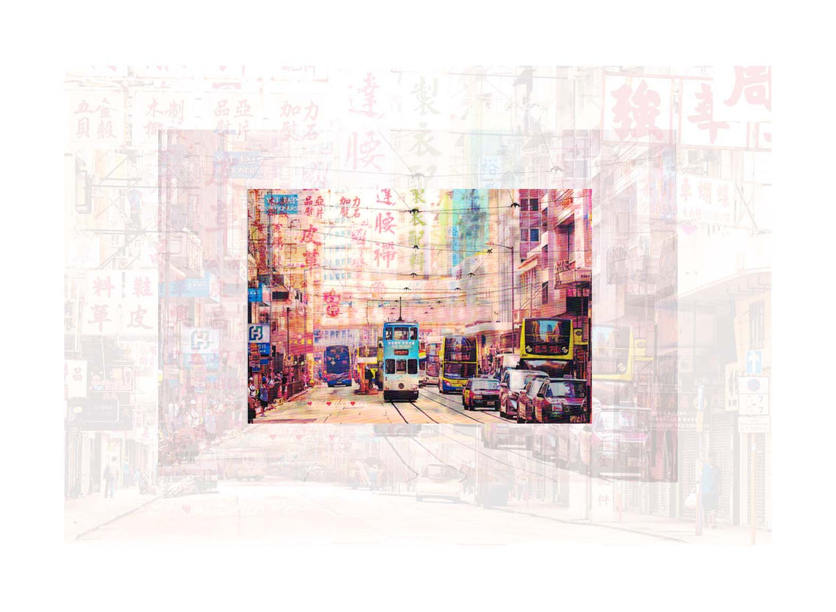 香港3D明信片｜中環電車 · 深水埗 Central Tram and Sham Shui Po
